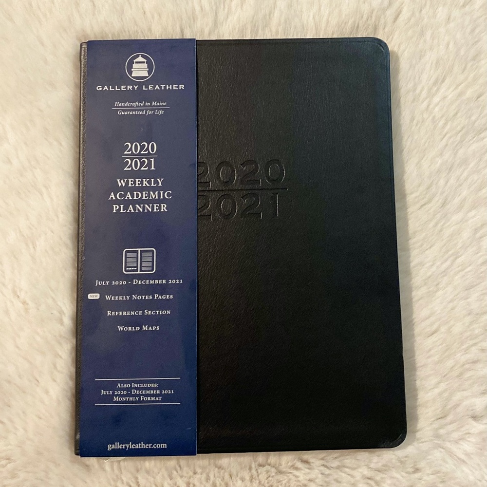 2020/2021 Weekly Academic Planner- Gallery Leather